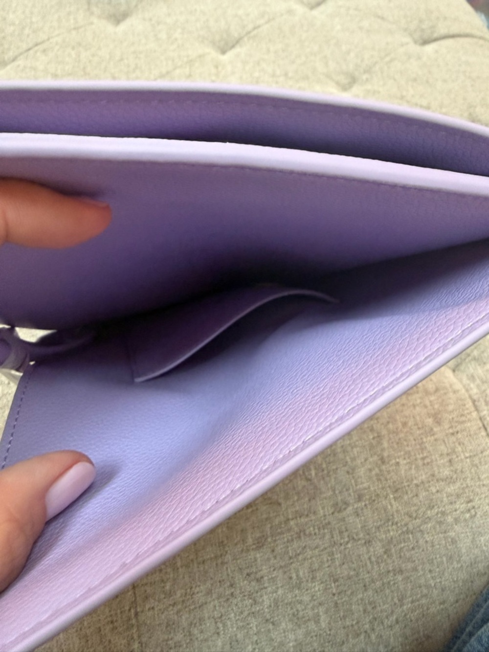 NWT TATCHA PORTFOLIO FOLDER PURPLE CASE - Picture 2 of 4